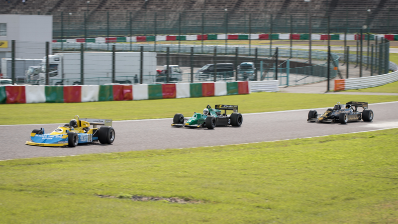 March 761-Ford, Tyrell 012-Ford, and Lotus 92-Ford